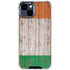 Ireland Flag Dark Wood iPhone 15 Clear Case